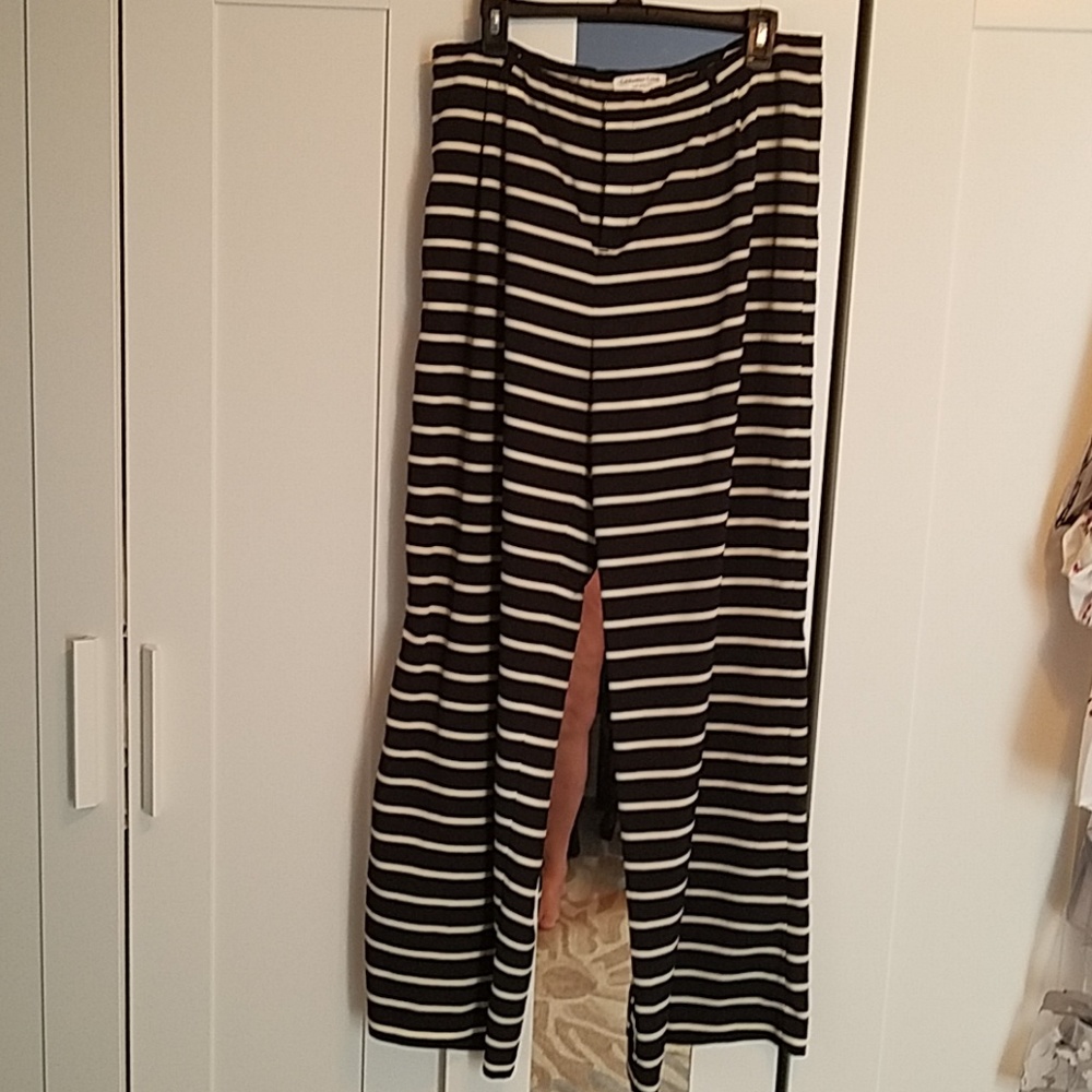 Black and white pants